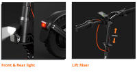 Patinete Scooter Eléctrico JOYOR S5 Pro, Batería 48V 26Ah, Motor 500W, Velocidad Máxima 25 km/h, Autonomía 70-100 km, Neumáticos 10 Pulgadas, Tecnología de Control de Crucero, Pantalla LCD, para Uso Diario y Desplazamientos Urbanos - details 5