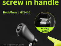 Carrete De Pesca Rooblinos MX Spinning Metal Completo Adecuado Para Aguas Dulces Y Saladas Cualquier Especie De Pescado Manija De Palanca Para Pesca En Oceano Río Lago Y Montaña - details 10