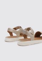 Geox D DANDRA C Sandalias Planas Mujer Dorado - details 3