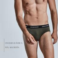 Don Algodon - Pack 12 Slips Hombre | Colores Variados | Calidad y Suavidad Excepcionales - Máxima Comodidad para Uso Diario - details 1