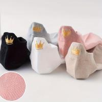 5 Pares De Calcetines Cortos Para Mujer Verano Delgados Con Patrón De Dibujos Animados Calcetines De Barco Para Mujer - details 0