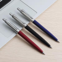 Set De 5 Bolígrafos De Punta Sferica Metálicos G2 Recargables Tinta Azul Para Escuela Y Oficina Herramientas De Papelería - details 5
