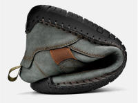 Zapatos Casuales Para Hombre De Cuero Hacer a Mano Transpirables Mocasines De Moda Talla Grande 38-48 Zapatos De Barco Lujo - details 6
