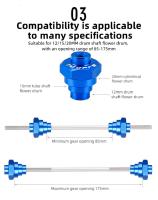 TOOPRE Tabla De Ajuste Para Bicicleta Conversor De Eje De Barril Herramienta Para Retener Ruedas Compatible Con Ejes De Barril De 12/15/20mm - details 4