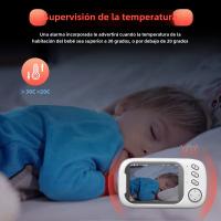 Cdycam Visión Nocturna, Control de Temperature, Audio de Dos Vías, Cámara de Seguridad para Cuida de Niños Recargable, Múltiples Receptores - details 3