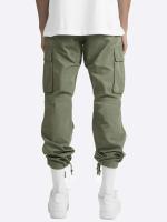 Pantalón cargo para hombre de verano - Estilo casual con múltiples bolsillos y cordón ajustable - details 4