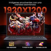 VANWIN Portátil de 16 pulgadas con 16 GB de RAM 512 GB SSD, Procesador Intel Core i5-8210Y (Hasta 3,6 GHz),WIFI5,BT 5,0, USB-A 3,0*3,HDMI,pantalla FHD 1920x1200 with teclado en Español - details 4