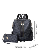 Set De 2 Bolsos Para Mujer Impermeable Con Hombros Doble Cruzado Bolso De Mano Y Mochila Viaje Feminino Material PVC Con Lining De Poliéster - details 8