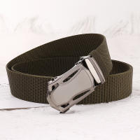 Cinturón Para Hombre Con Hebilla Automática De Moda Durable Y Secado Rápido Para Deportes Al Aire Libre 3.5cm Material Plástico Y Lona - details 4
