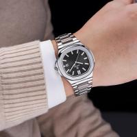 Reloj De Pulsera De Cuarzo Para Hombre OGEDA Diseño Clásico Resistente Al Agua Con Tres Manos Reloj De Business Para El Hombre Militar Material De Pulso De Tungsteno Acero Y Aleación - details 14