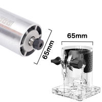 Enrutador de madera sin escobillas, recortadora manual eléctrica, herramienta de carpintería, recorte para Makita de 18V (sin batería) - details 7