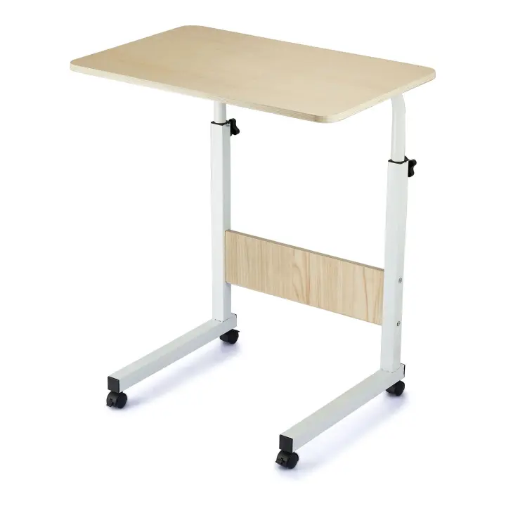 Confortime - Mesa Auxiliar Plegable Madera Metal - Duradera y Versátil - Portátil para Interior y Exterior - 1