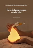 Lámpara De Noche LED Recargable En Forma De Pato De Silicona Para Niños Decoración De Habitación Luz De Noche Para Camastro Regalo De Cumpleaños - details 17