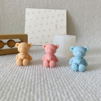 Molde De Velas De Silicona En Forma De Oso Mini Amor Para Artesanía Y Hacer Sabores a Mano Tamaño Approx. Como En La Imagen - details 9