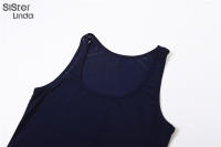Vestido Maxi Malla Transparente Sisterlinda Para Mujer Verano Sin Mangas Elegante Y Ajustado Para Fiesta De Vacaciones Ropa De Mujer - details 5