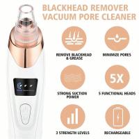 Limpieza Profunda De Piel Máquina Exterminadora De Puntos Negros Eléctrica Limpiador De Poros Apto Para Todas Las Edades Herramienta De Cuidado Facial - details 1