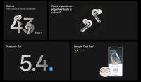 Auriculares - OnePlus Buds Pro 3, Doble diafragma, Gemelos DAC personalizados, Audio de alta resolución, Cancelación de ruido de hasta 50 dB, Batería hasta 43 horas de duración, Audio espacial con seguimiento de la cabeza, Bluetooth 5.4 - details 2