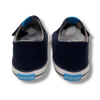 Mustang Zapatilla Lona Sneakers Barefoot Niña 49065 MARINO Respetuoso calzado niños Summer ROYALE CORDONETS - details 4
