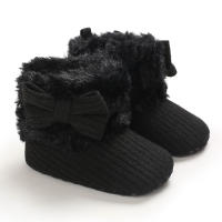 Nuevos Zapatos Para Bebé Recién Nacidos Antideslizantes Con Lazo Cómodo Y Atractivos De Corduroy Y Algodón Para Primavera Invierno Protección Del Piso Con Cierre De Cremallera - details 10