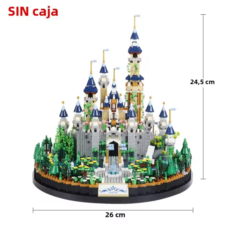 Bloques De Construcción De Torre De Cuento Micro-Partículas Modelo De Hada Kit De Construcción Para Niños Regalo - 1