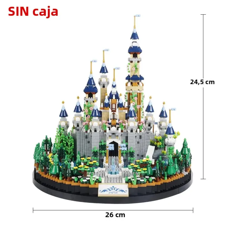 Bloques De Construcción De Torre De Cuento Micro-Partículas Modelo De Hada Kit De Construcción Para Niños Regalo - 1