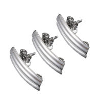 10pcs Pendantes De Estudium En Acero Inoxidable Rectangular Con Base Y Tapón Para Orejas Herramientas Para Joyería DIY - details 25