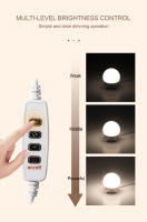 Espejo De Maquillaje LED Con 6/8/10 Luces Táctiles USB Para Mesa De Vestir Iluminación De Pared Para Dormitorio - details 8