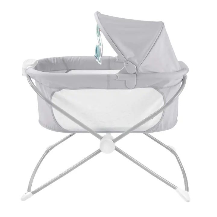 Fisher-Price Moisés plegable. cuna para bebés (Mattel GWD36) - 1