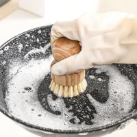 Cepillo De Limpieza Para Platos De Cocina Ecológico De Madera Y Coco Herramienta De Limpieza Para La Casa Uso Duradero - details 2