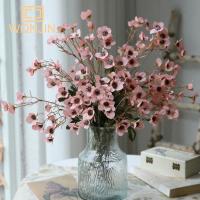 1PC Decoración De Boda Y Hogar Nórdica Retro Con Simulación De Cerezo Artificial Adorno Floral Para Fotografía Propiedades - details 0