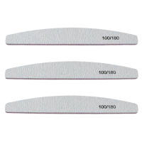 10Pcs Bloques De Lijado Para Uñas 100/180 Y Pulido Para Uñas De Gel UV Herramientas De Manicura Y Pedicura Cuidado De Uñas Grey Boat - details 3