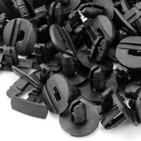 50Pcs Clip De Fijación Rápida Para Peugeot Y Citroen Tornillo De Parachoques Y Guardabarros Clip Negro De Plástico Retenedor De Panel - details 3