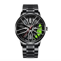 Reloj Deportivo De Moda Para Hombres Reloj De Pulsera De Cuarzo Impermeable Con Correa De Acero Inoxidable Reloj Creativo Para Casual - details 4