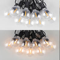 Luces De Cadena LED G40 De Plástico E12 110V US 220V EU Impermeables Y Resistentes Al Choque Para Decoración De Jardín Exterior - details 6