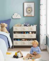 Estantería Infantil para Juguetes con 9 Cajas de Almacenamiento de Tela No Tejida - Espaciosa y Organizada, 29.5x62.5x60 cm - details 8