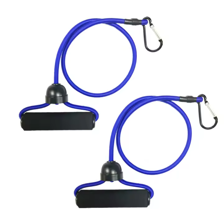 1 Par De Bandas De Resistencia De Látex Tejidas Para Ejercicio De Braza Y Push-Up Accesorios De Gimnasio Doméstico Adecuado Para Yoga Y Fitness De Mano Y Muñeca - 1