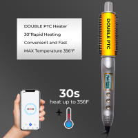 Cepillo De Rizado Y Liso Cerámico Ionico 32mm Anti-ensucio Voluminizador Eléctrico Con Temporizador Certificación Ce UL - details 3