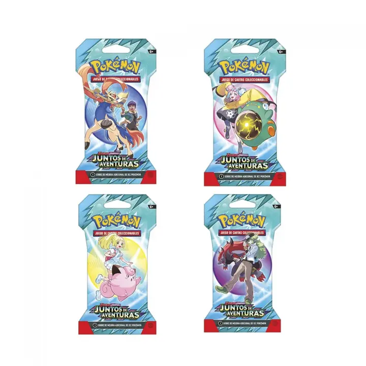 Pokémon Juntos de Aventuras Sobres de Cartas Nueva Expansión , Original, Sellado, +6 años (Sobres Aleatorios) - 1