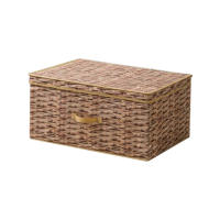 Caja de almacenamiento con impresión digital a prueba de humedad con patrón de bambú, adecuada para sala de estar y dormitorio con una amplia gama de aplicaciones, 60 x 40 x 30 cm - details 1