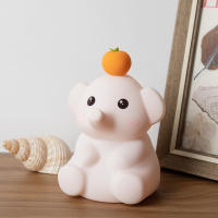 Lámpara Nocturna De Silicona Para Niños Elefante Lindo Timbrada Y Dimmer Para Dormitorio Decoración Regalo Cumpleaños - details 22