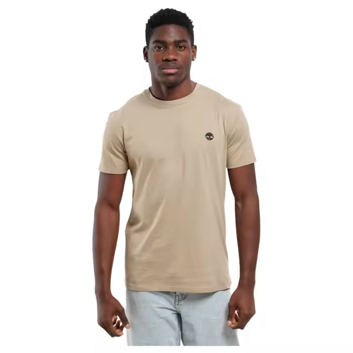 Camiseta de Manga Corta Timberland Dunstan River para hombre en color beige - 1