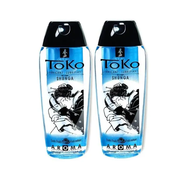 INCIENSOSHOP - Pack 2 unidades de lubricante de Frutas exoticas TOKO de SHUNGA en unidades de 165ml - 1