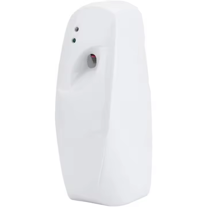 Dispensador de ambientador en aerosol, ambientador automático ajustable montado en la pared para interiores y hogares, dispensador de aerosol con fragancia con sensor de luz para baños públicos de hoteles - 1