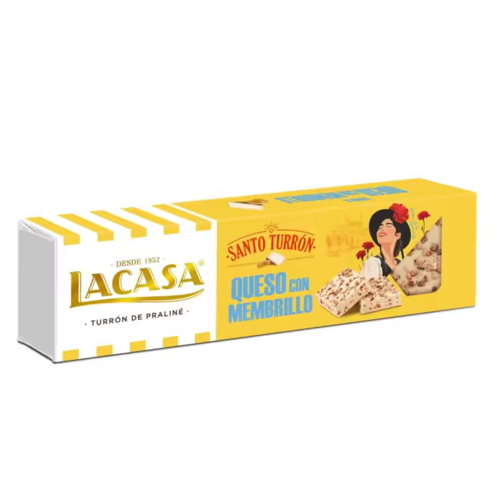 Lacasa Turrón de Queso con Membrillo 150 G - 1