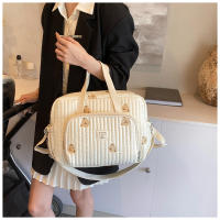 Bolso Grande Para Mamá Organizador De Bebé Maternidad Bolsa De Diaper Bordada Para Mujer Cruzable Hombro Viaje Al Hospital - details 4