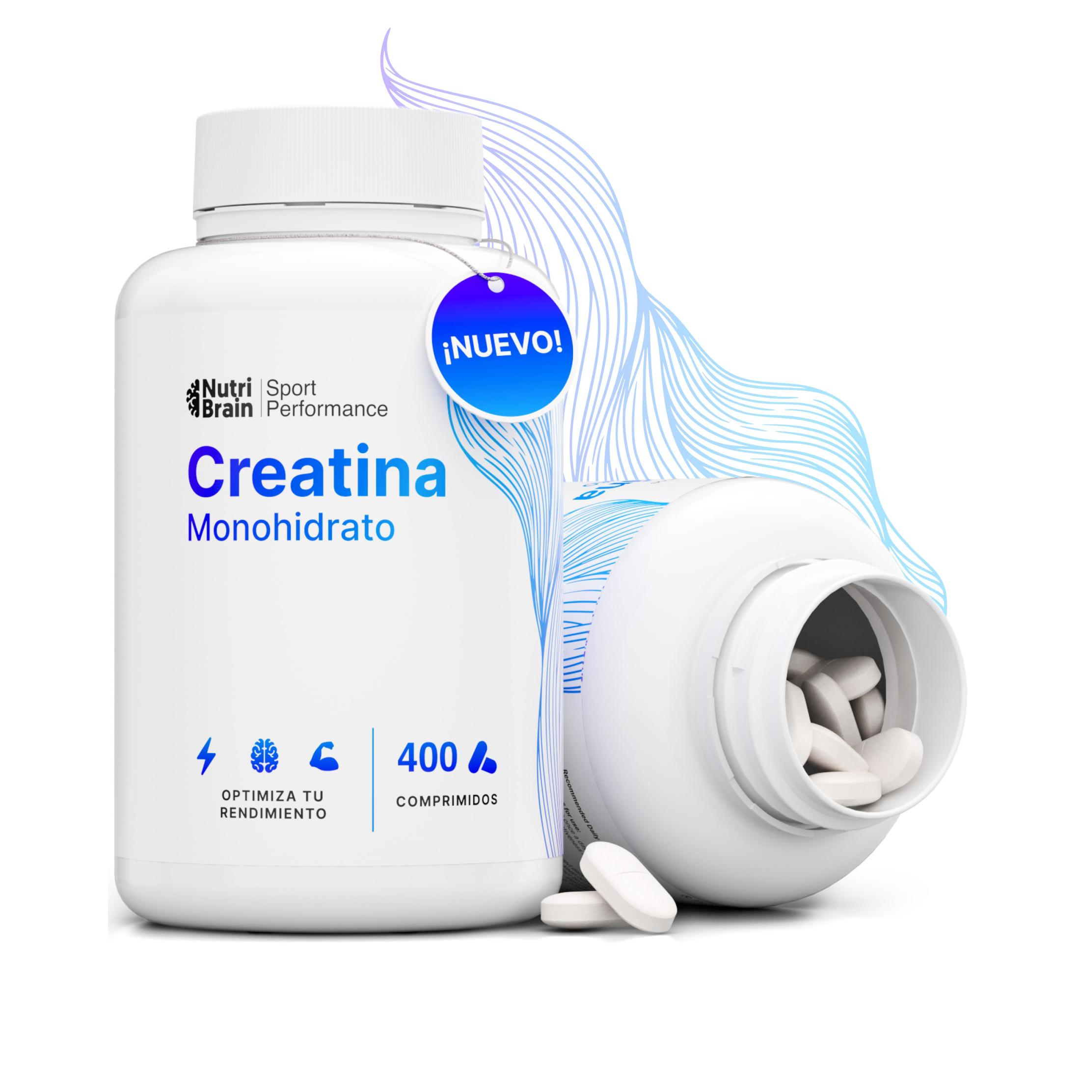 Creatina Monohidratada 3000 mg – 400 comp  Mejora Fuerza, Masa Muscular, Resistencia  Recuperación, Energía y Agilidad Mental  Vegano, Sin Gluten, No OGM  Hombre y Mujer