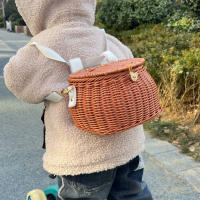 Cesta De Bicicleta Para Niños Accesorios De Bicicleta Hecha De Plástico Y Hilo Tela Adecuada Para Bicicletas Y Scooters Color Variado Tamaño Approx 18cm X 15cm X 13cm - details 5