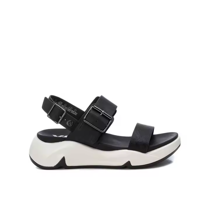 Xti 142738 Sandalias deportivas para mujer negras en sintético 85504 - 1