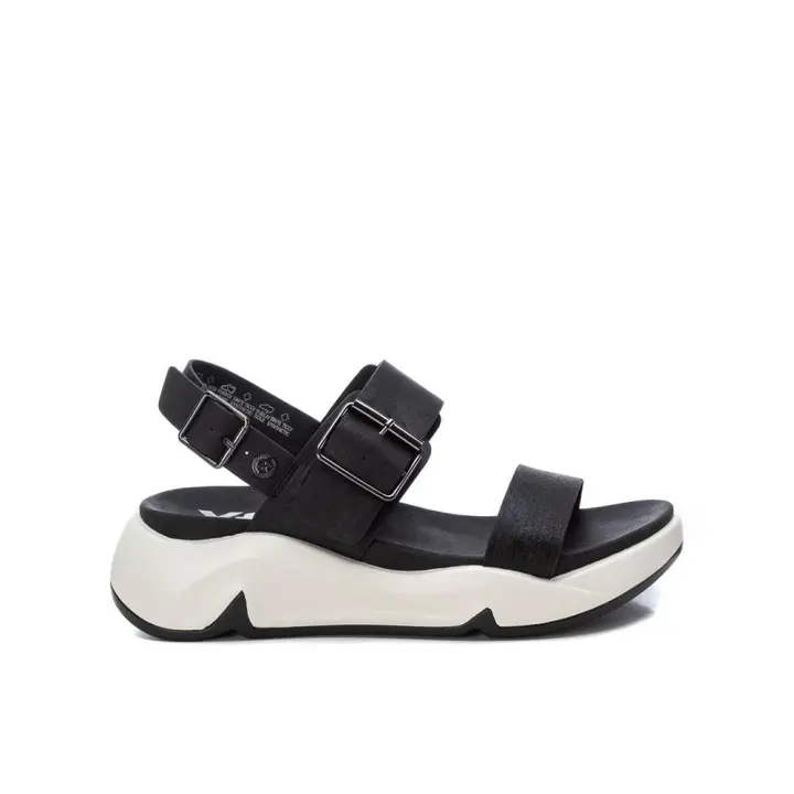 Xti 142738 Sandalias deportivas para mujer negras en sintético 85504 - 1