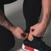 Pantalones De Fitness Para Hombre Verano Transpirables Pantalones Deportivos Casuales Ajustados Con Cierre De Cremallera Y Punta Pequeña - details 12